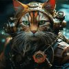 Steampunk Cat Paint By Numbers