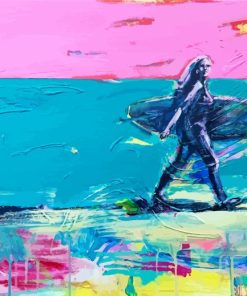 Surfing Pop Art Paint By Numbers