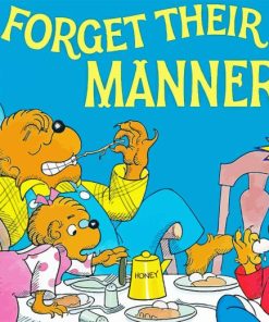 The Berenstain Bears Poster Paint By Numbers