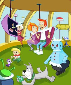 The Jetsons Cartoon Paint By Numbers