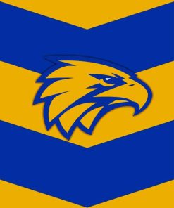 West Coast Eagles Logo Paint By Numbers