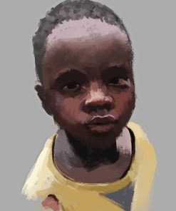 Little African Boy Paint By Numbers