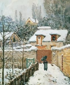 Snow At Louveciennes Paint By Numbers