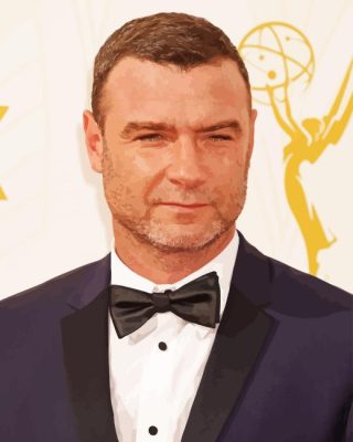 American Actor Liev Schreiber Paint By Numbers