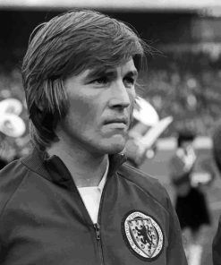 Black And White Kenny Dalglish Paint By Numbers