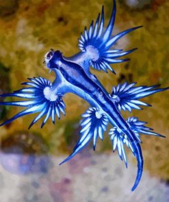 Blue Dragon Fish Paint By Numbers