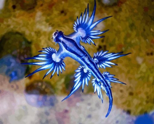 Blue Dragon Fish Paint By Numbers