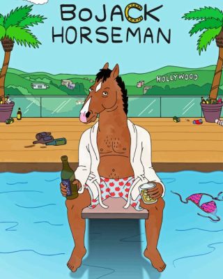 Bojack Horseman Poster Paint By Numbers