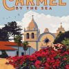 Carmel By The Sea Poster Paint By Numbers