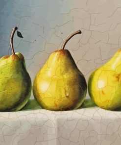 Fruit Pears Still Life Paint By Numbers