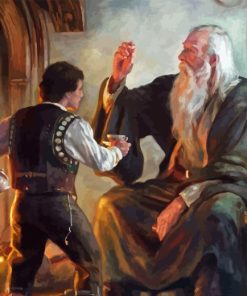 Gandalf And Frodo Art Paint By Numbers