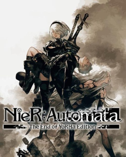 Nier Automata Poster Paint By Numbers