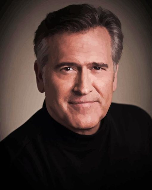 Actor Bruce Campbell Paint By Numbers