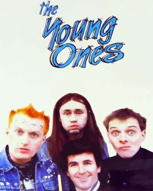 Young Ones Poster Paint By Numbers