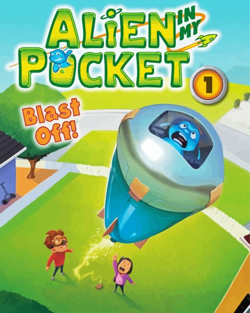 Alien In My Pocket Poster Paint By Numbers