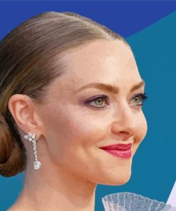 Amanda Seyfried Side Face Paint By Numbers