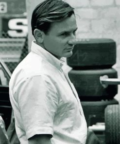 Bruce McLaren Car Driver Paint By Numbers