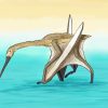 Cartoon Pterosaur Paint By Numbers