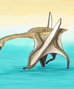 Cartoon Pterosaur Paint By Numbers