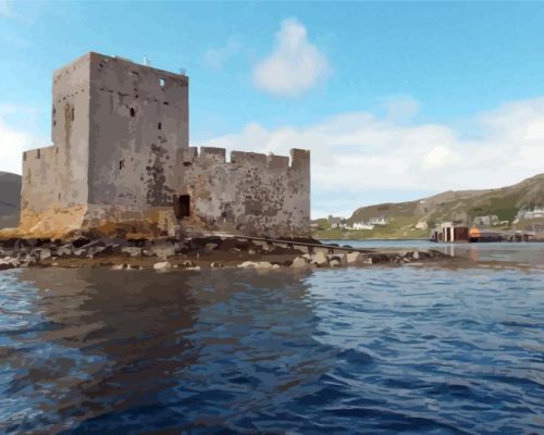 Castlebay Kisimul Castle Paint By Numbers