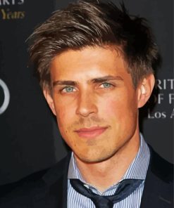 Chris Lowell Actor Paint By Numbers