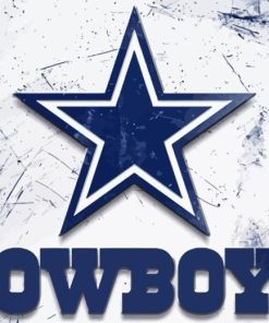 Dallas Cowboys Crest Paint By Numbers