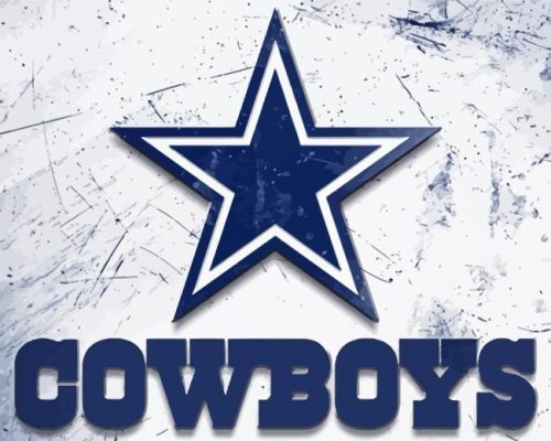 Dallas Cowboys Crest Paint By Numbers