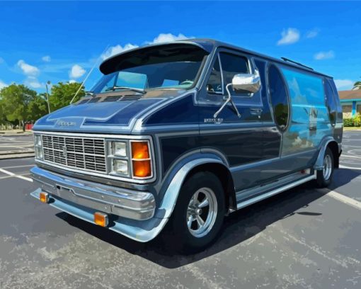 Dodge Van Paint By Numbers
