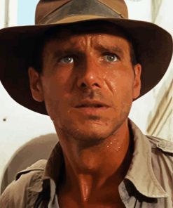 Harrison Ford Raiders Of The Lost Ark Paint By Numbers