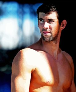 Michael Fred Phelps Paint By Numbers