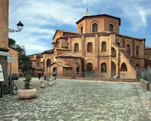 Ravenna Basilica Of San Vitale Paint By Numbers