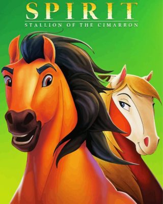 Spirit Stallion Of The Cimarron Movie Paint By Numbers