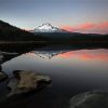 Trillium Lake Mount Hood Paint By Numbers