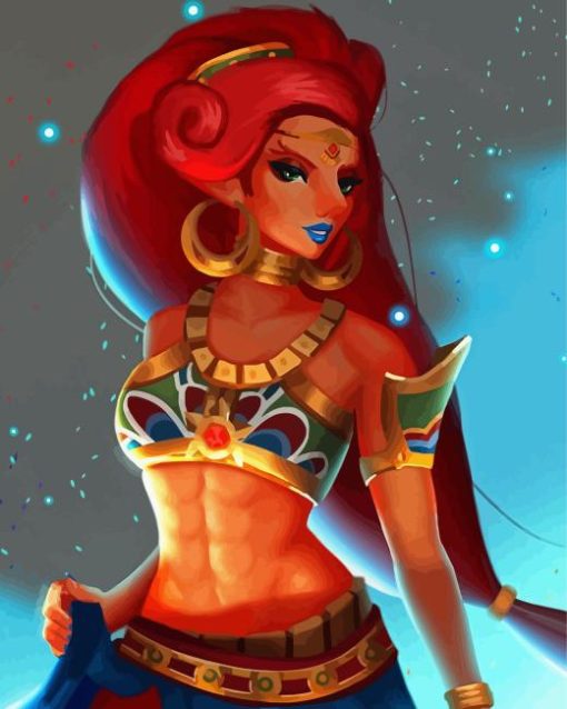 Urbosa The Legend Of Zelda Paint By Numbers