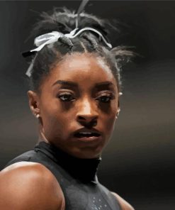 Aesthetic Simone Biles Gymnast Paint By Numbers