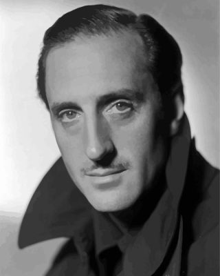 Black Basil Rathbone Paint By Numbers