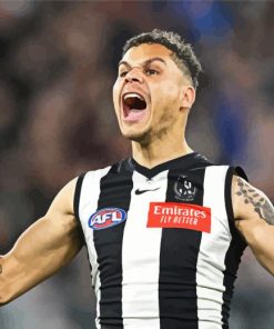 Collingwood Football Player Paint By Numbers