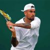 Nick Kyrgios Playing Tennis Paint By Numbers