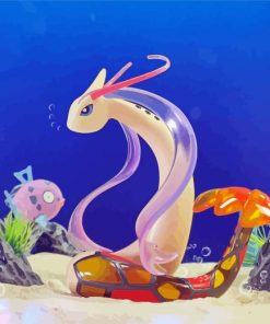 Pokemon Anime Milotic Paint By Numbers