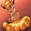 Pokemon Vulpix Paint By Numbers