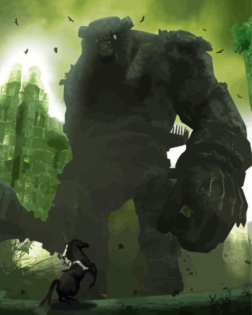 Shadow Of The Colossus Paint By Numbers