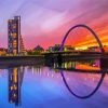 The Clyde Arc Glasgow City Paint By Numbers