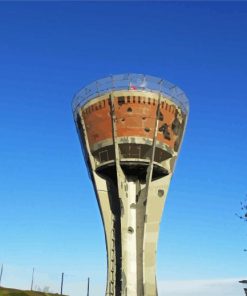 Water Tower Of Vukovar Paint By Numbers