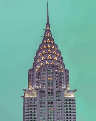 Chrysler Building NYC Paint By Numbers