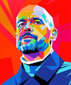 Erik Ten Hag Pop Art Paint By Numbers