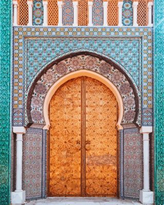 Moroccan Door Paint By Numbers