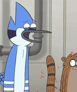 Regular Show Cartoon Paint By Numbers