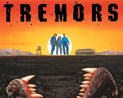 Tremors Movie Poster Paint By Numbers