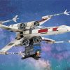 X Wing Starfighter In Space Paint By Numbers