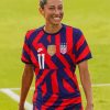 Christen Press Football Player Paint By Numbers